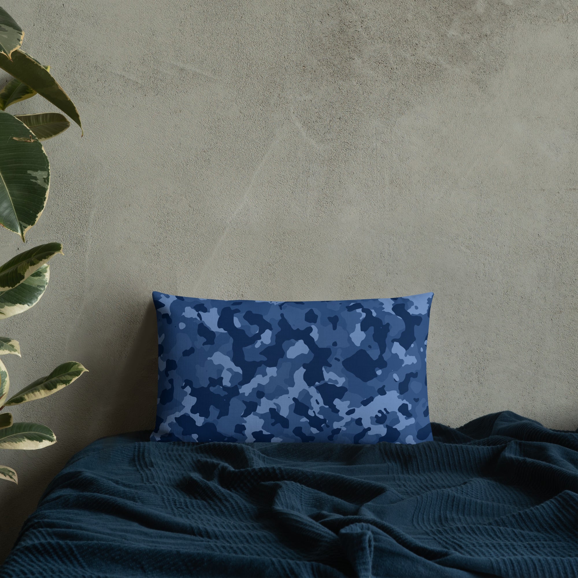 Army Enthusiast Camouflage Premium Throw Pillow