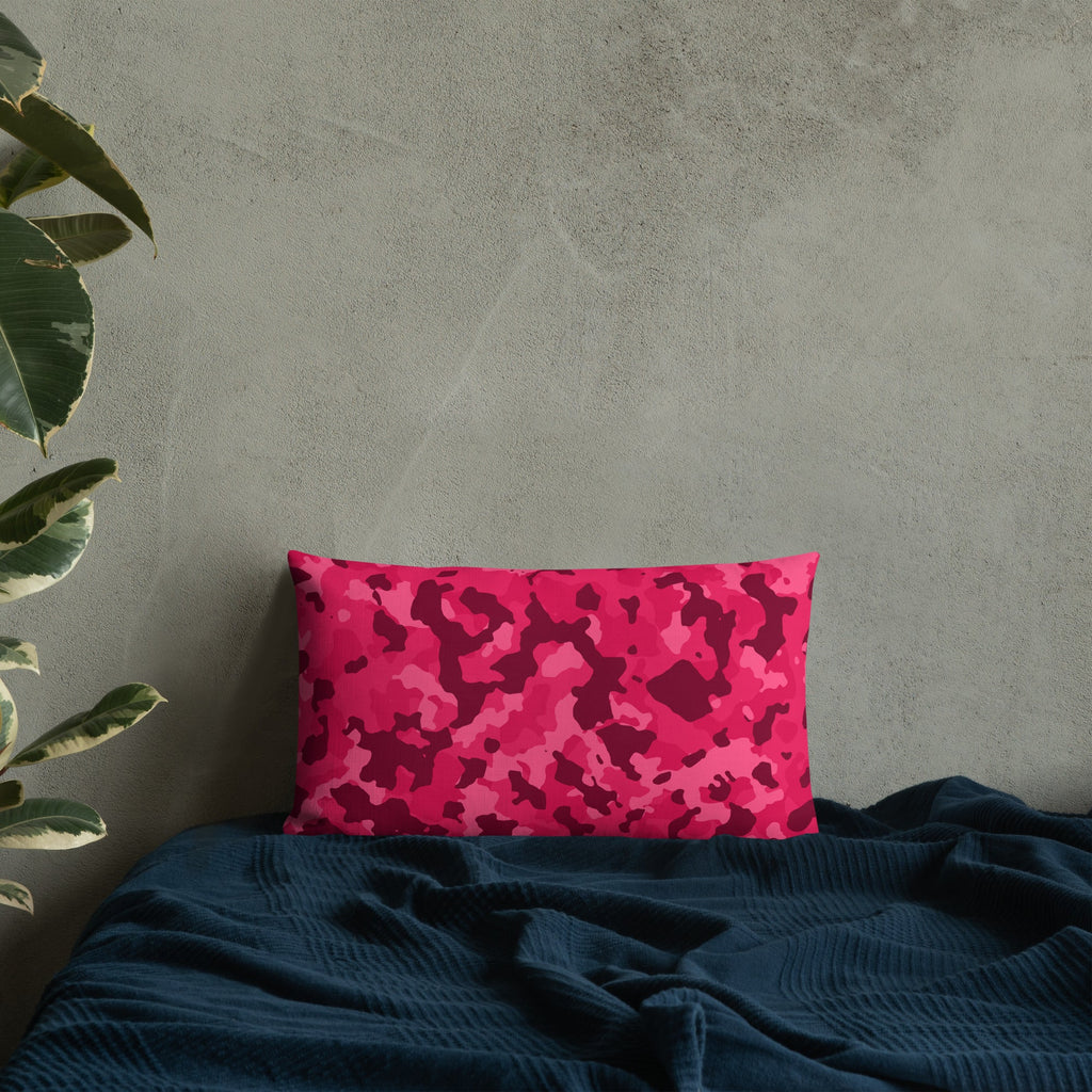 Army Enthusiast Camouflage Premium Throw Pillow