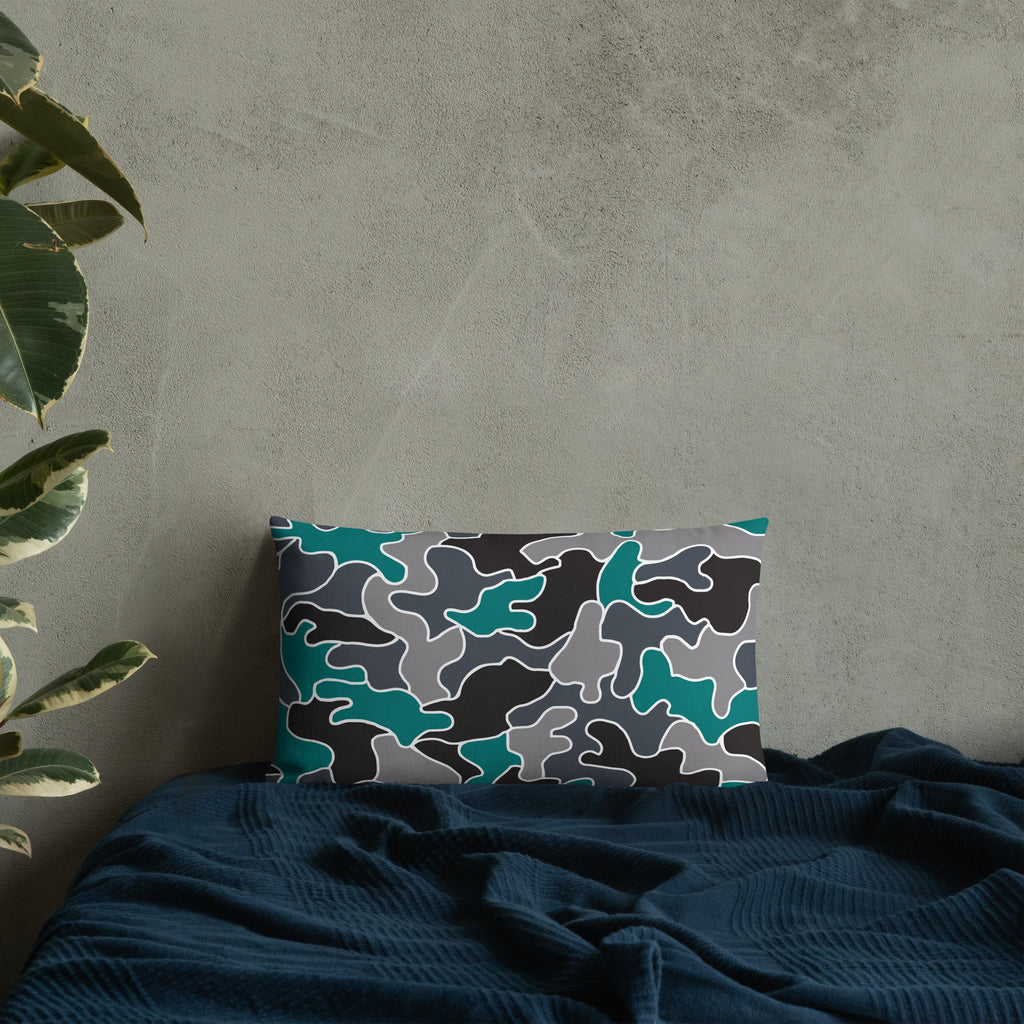 Army Enthusiast Camouflage Premium Throw Pillow