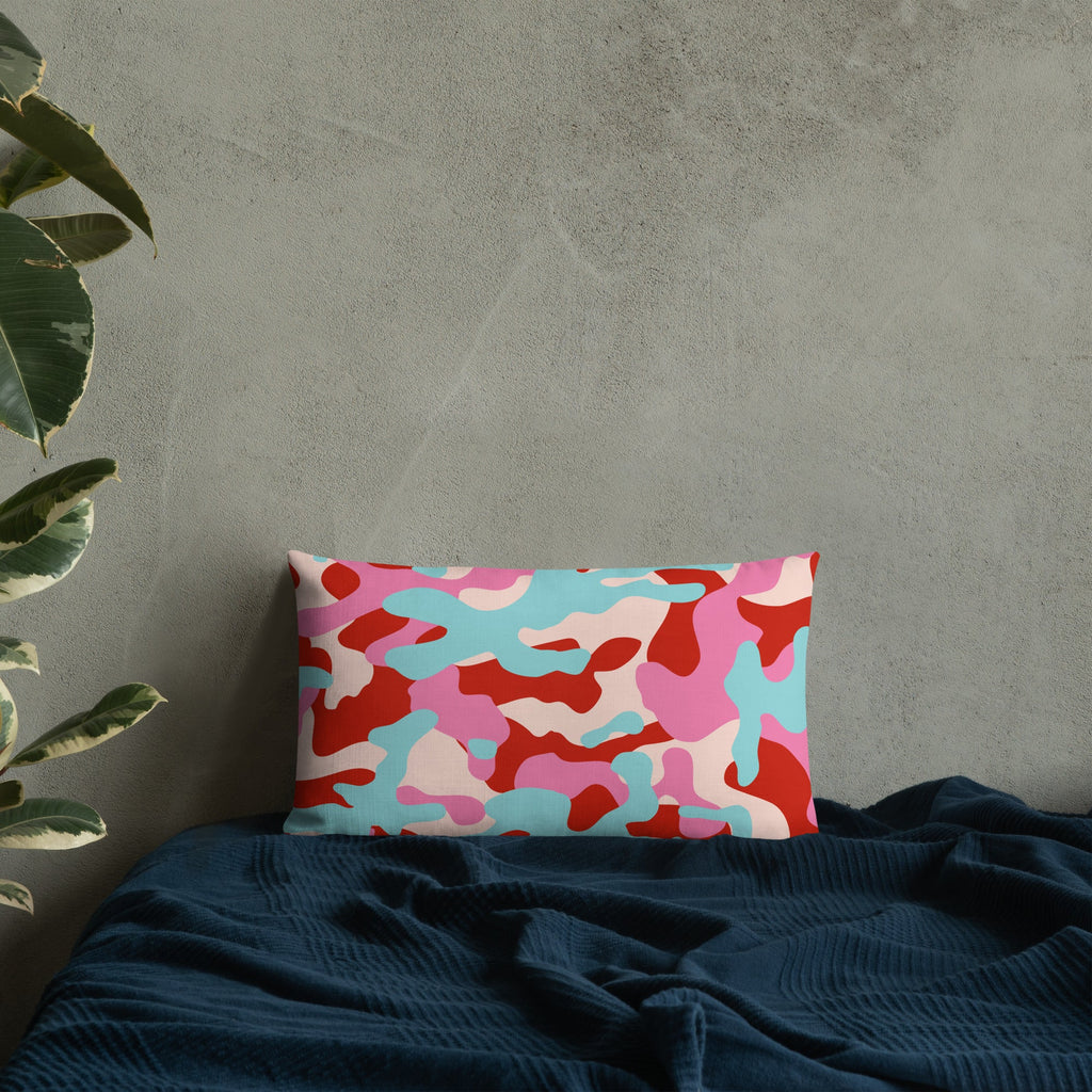 Army Enthusiast Camouflage Premium Throw Pillow