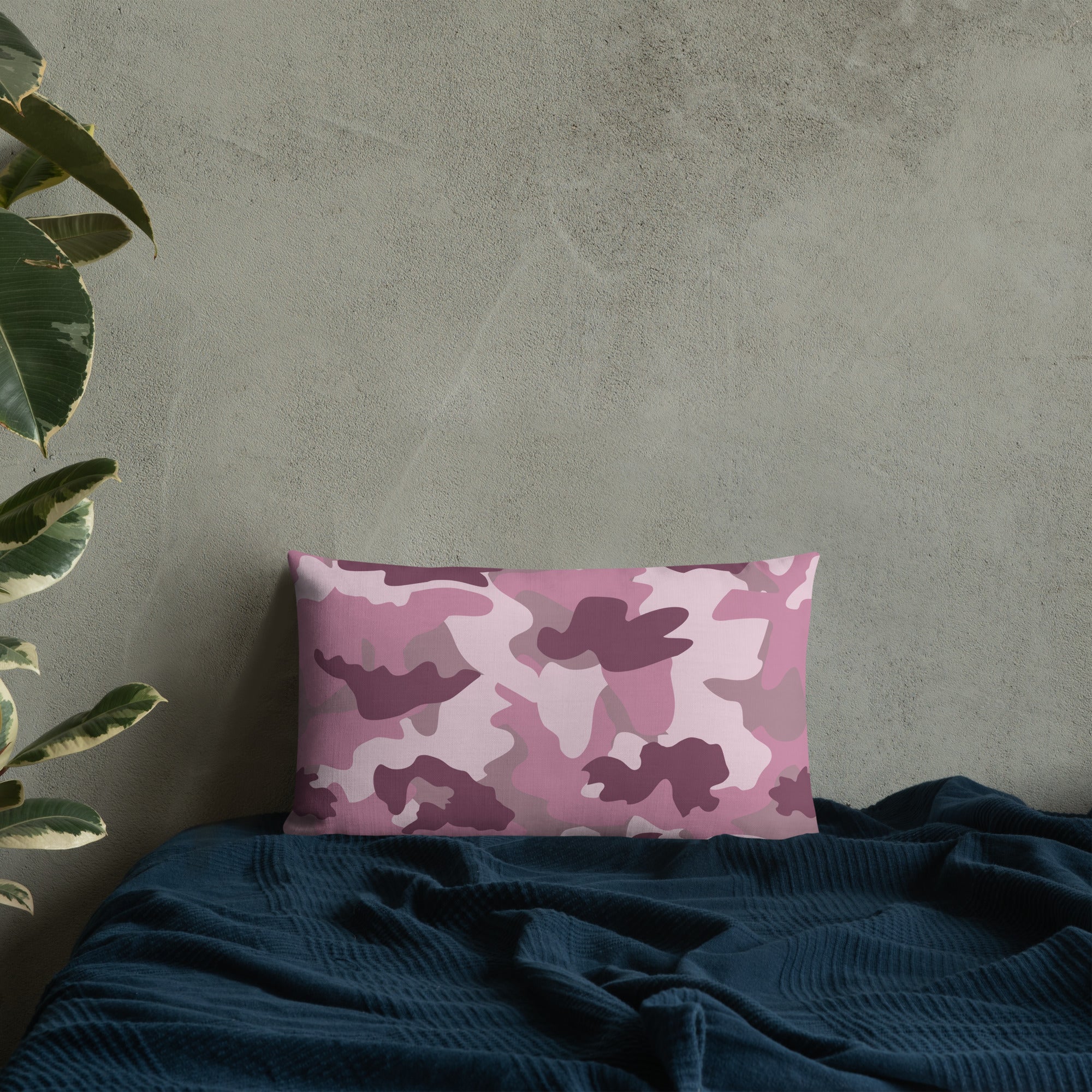 Army Enthusiast Camouflage Premium Throw Pillow