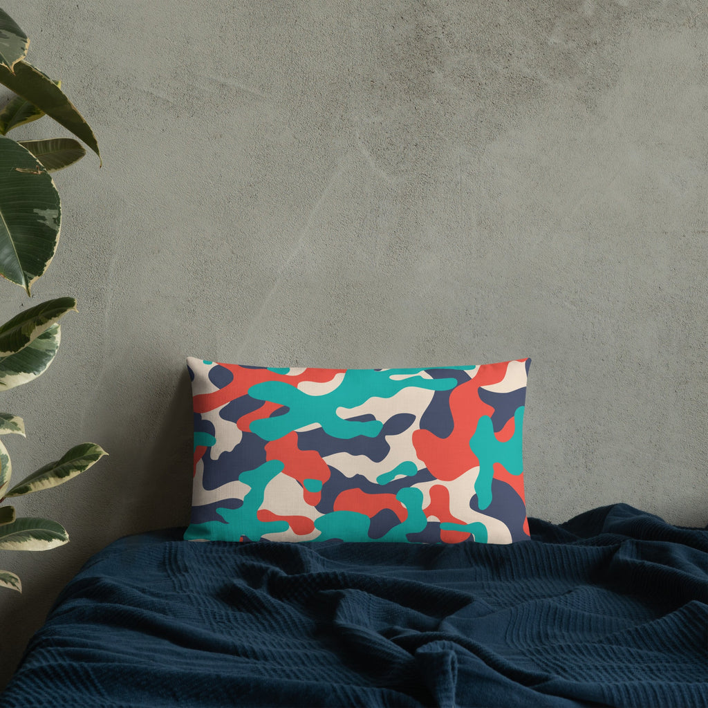 Army Enthusiast Camouflage Premium Throw Pillow
