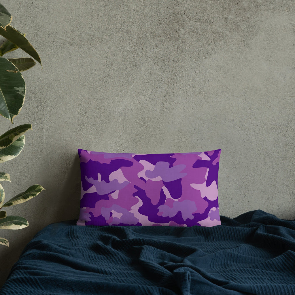Army Enthusiast Camouflage Premium Throw Pillow