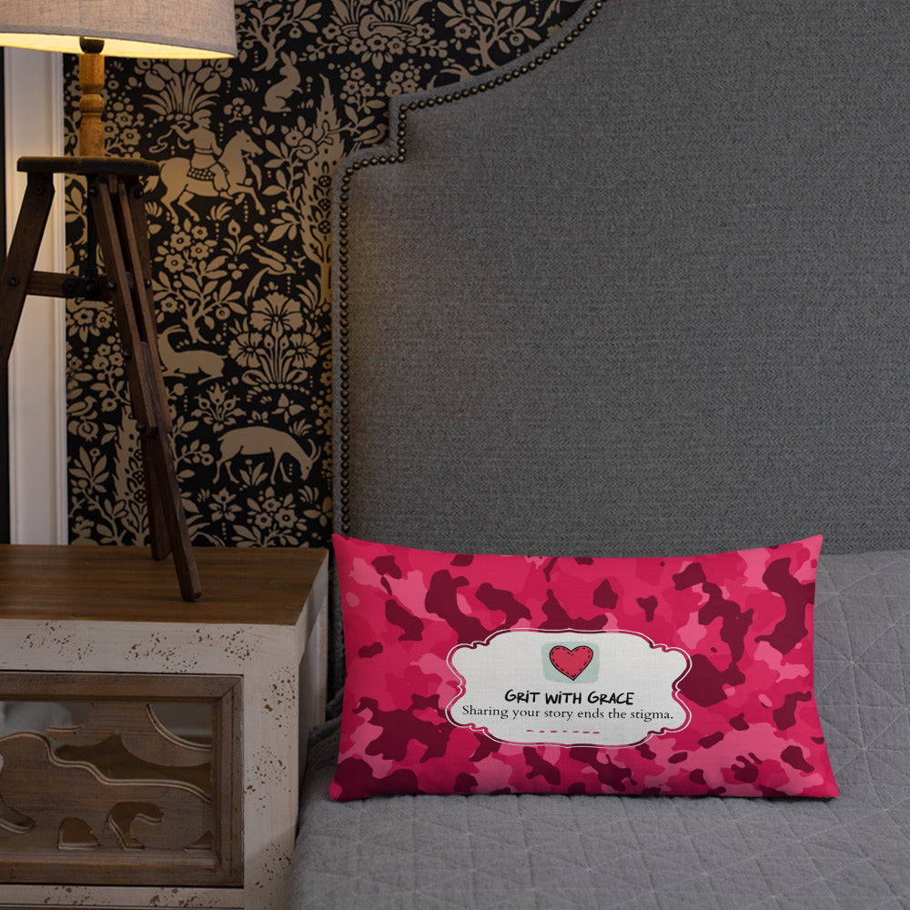 Army Enthusiast Camouflage Premium Throw Pillow