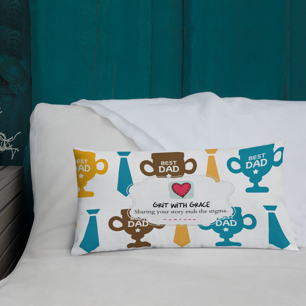Cool Dad's Fashionably Decorative Throw Pillow