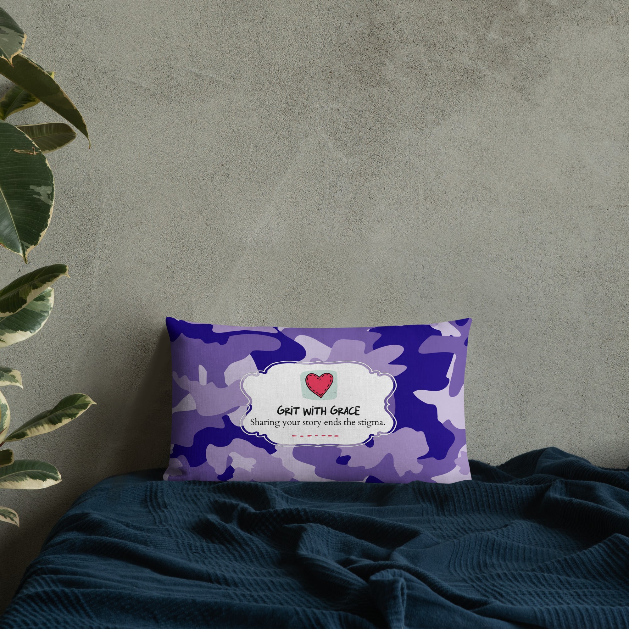 Army Enthusiast Camouflage Premium Throw Pillow