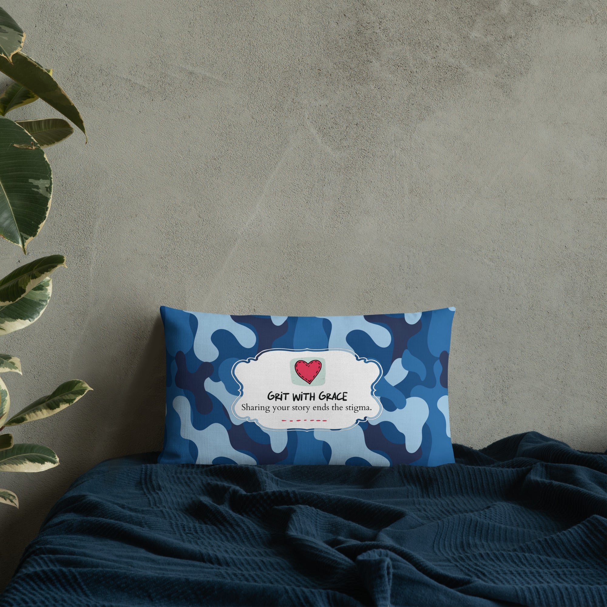 Army Enthusiast Camouflage Premium Throw Pillow