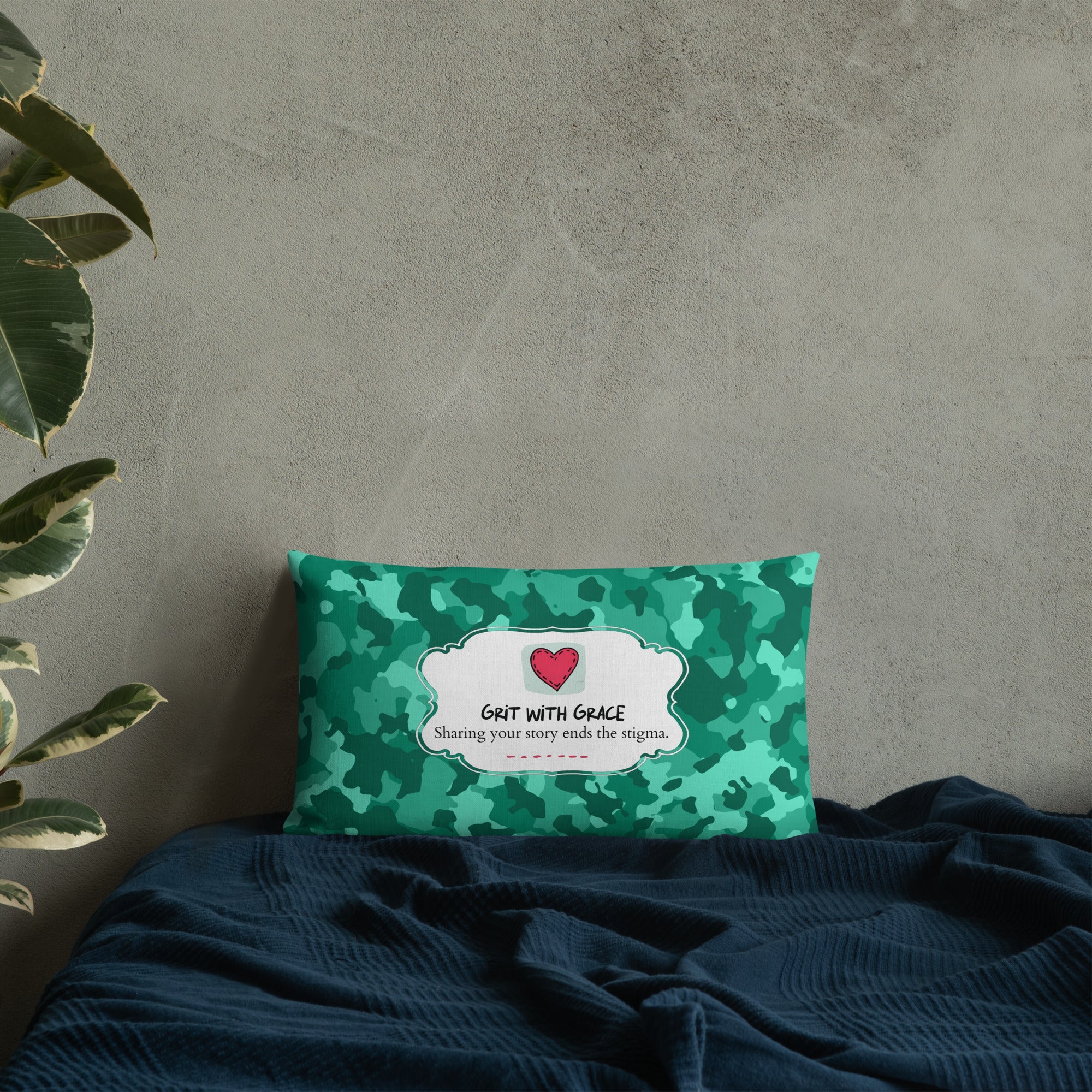 Army Enthusiast Camouflage Premium Throw Pillow