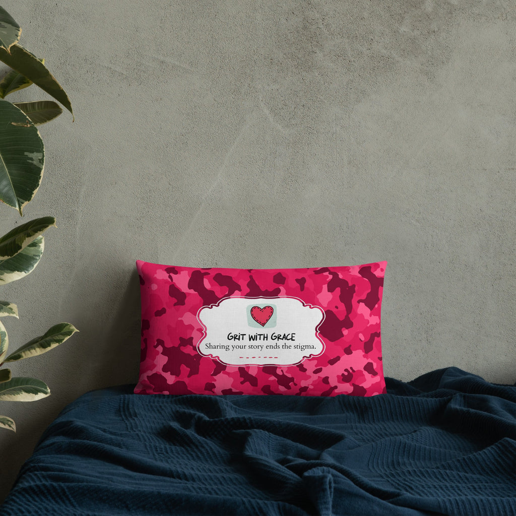Army Enthusiast Camouflage Premium Throw Pillow