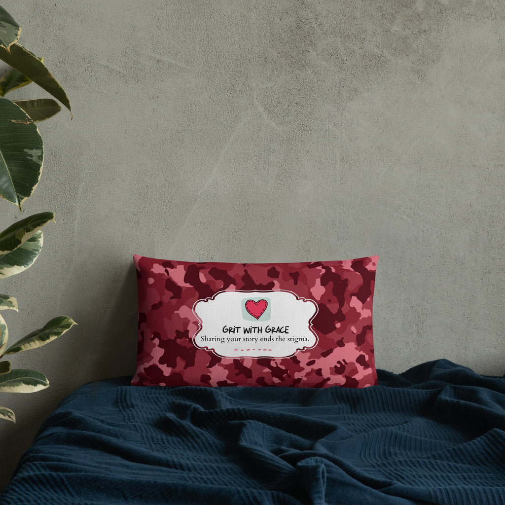 Army Enthusiast Camouflage Premium Throw Pillow