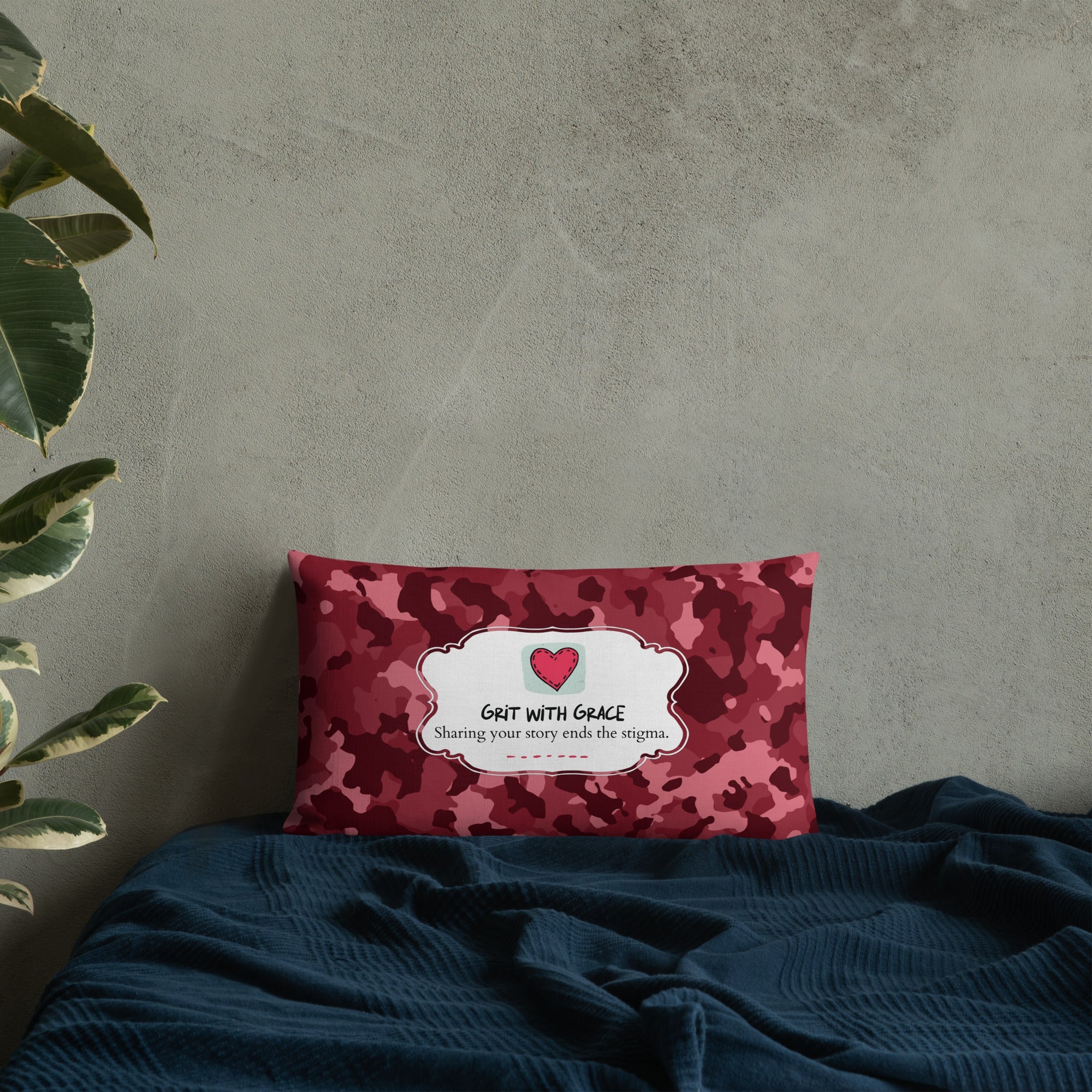 Army Enthusiast Camouflage Premium Throw Pillow