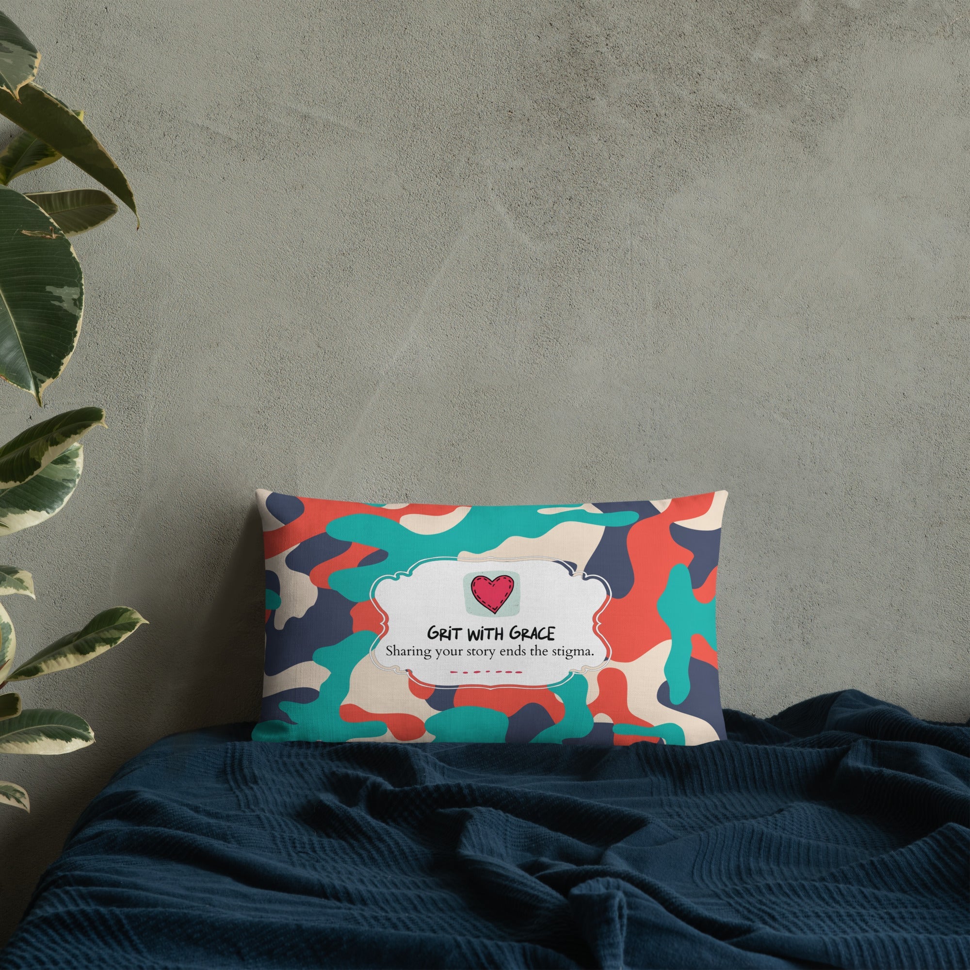 Army Enthusiast Camouflage Premium Throw Pillow