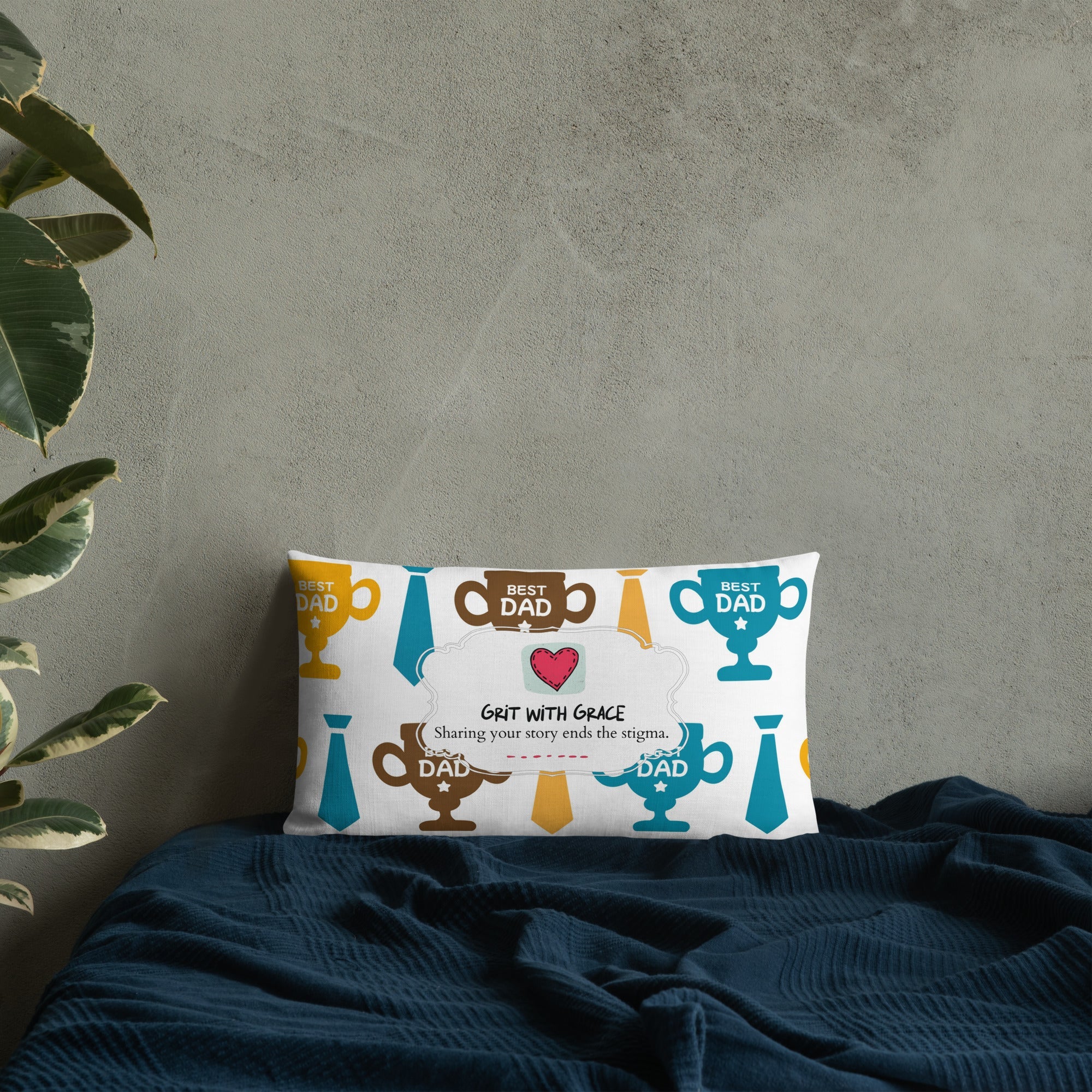 Cool Dad's Fashionably Decorative Throw Pillow