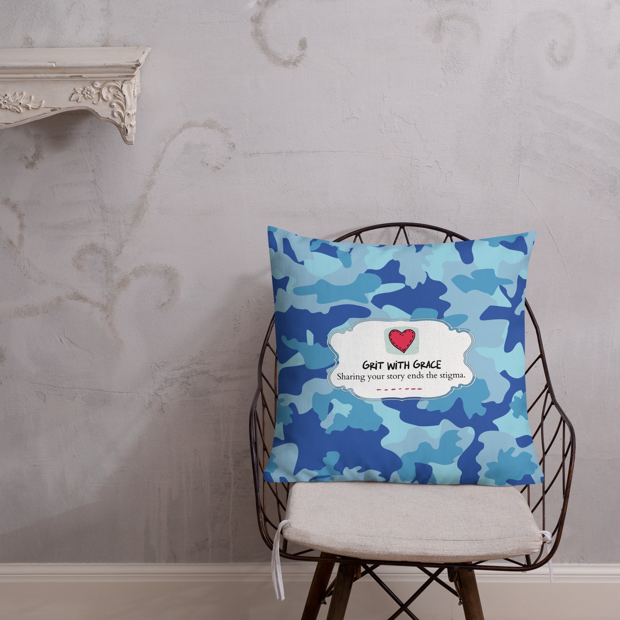 Army Enthusiast Camouflage Premium Throw Pillow