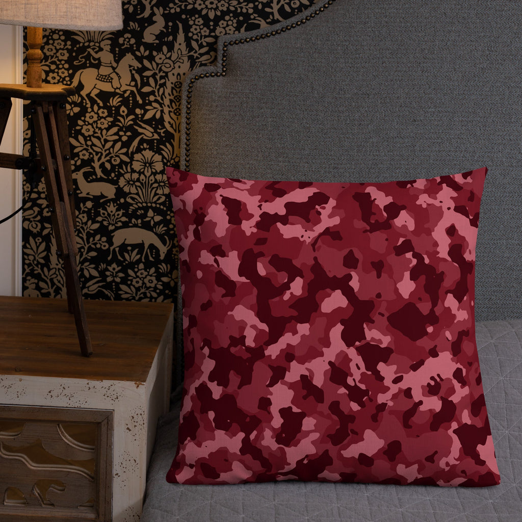Army Enthusiast Camouflage Premium Throw Pillow