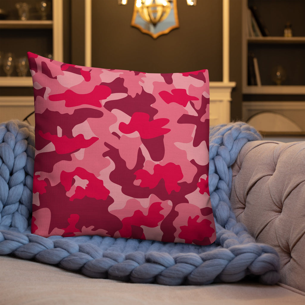 Army Enthusiast Camouflage Premium Throw Pillow