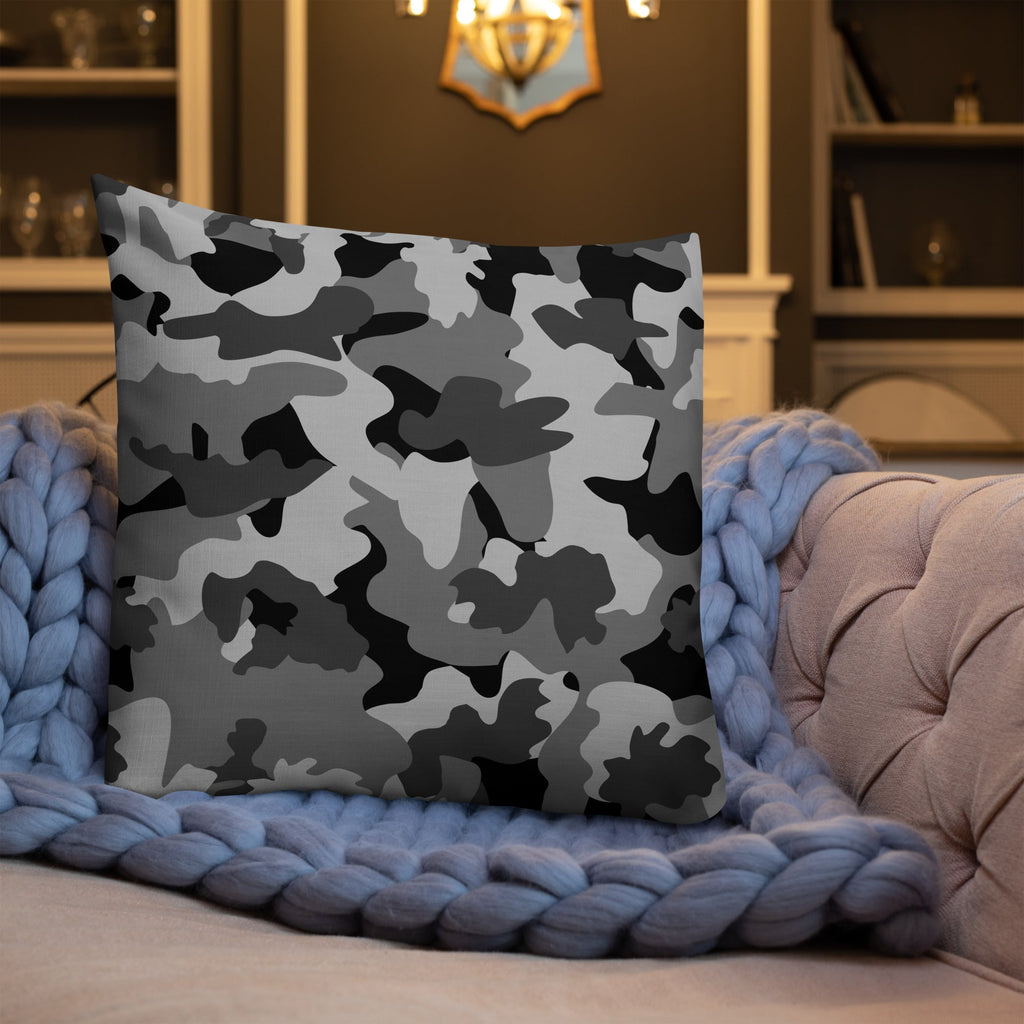 Army Enthusiast Camouflage Premium Throw Pillow