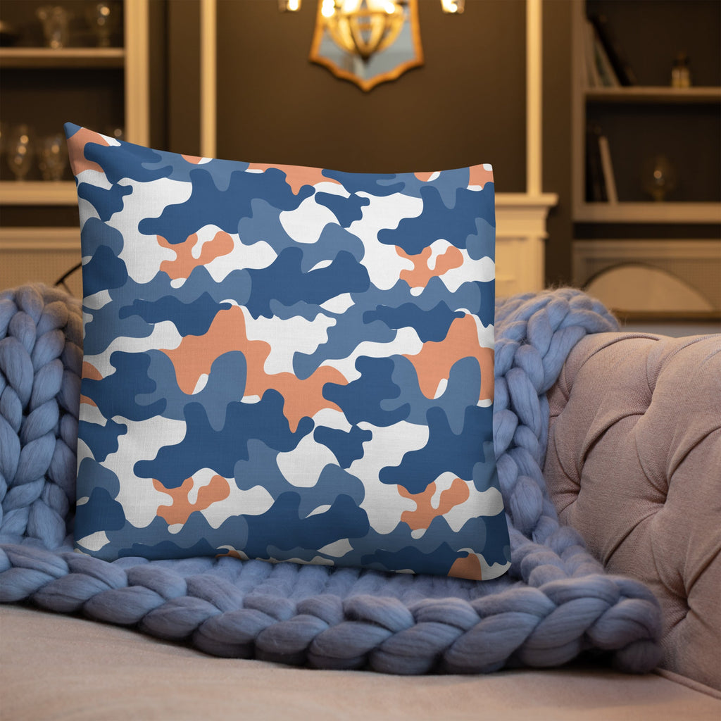 Army Enthusiast Camouflage Premium Throw Pillow