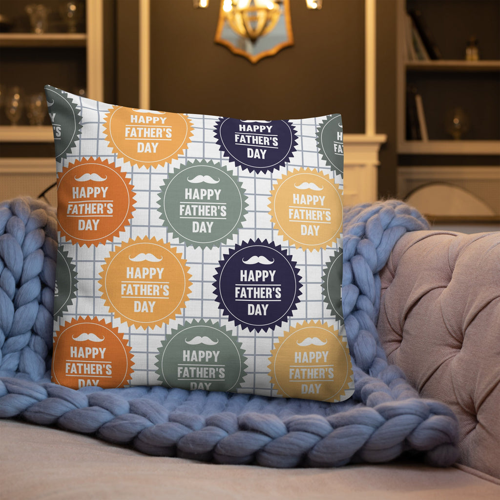 Cool Dad's Fashionably Decorative Throw Pillow