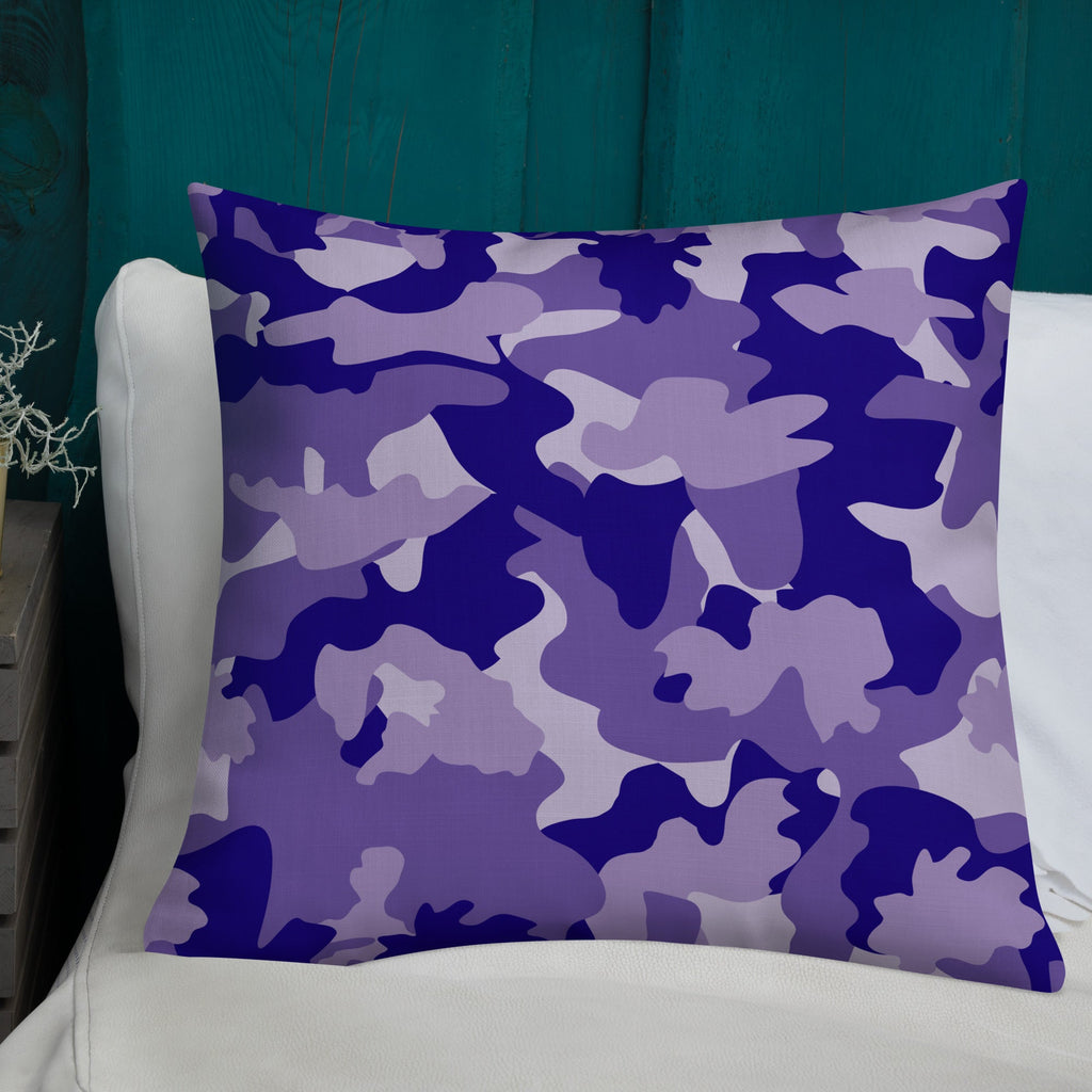 Army Enthusiast Camouflage Premium Throw Pillow