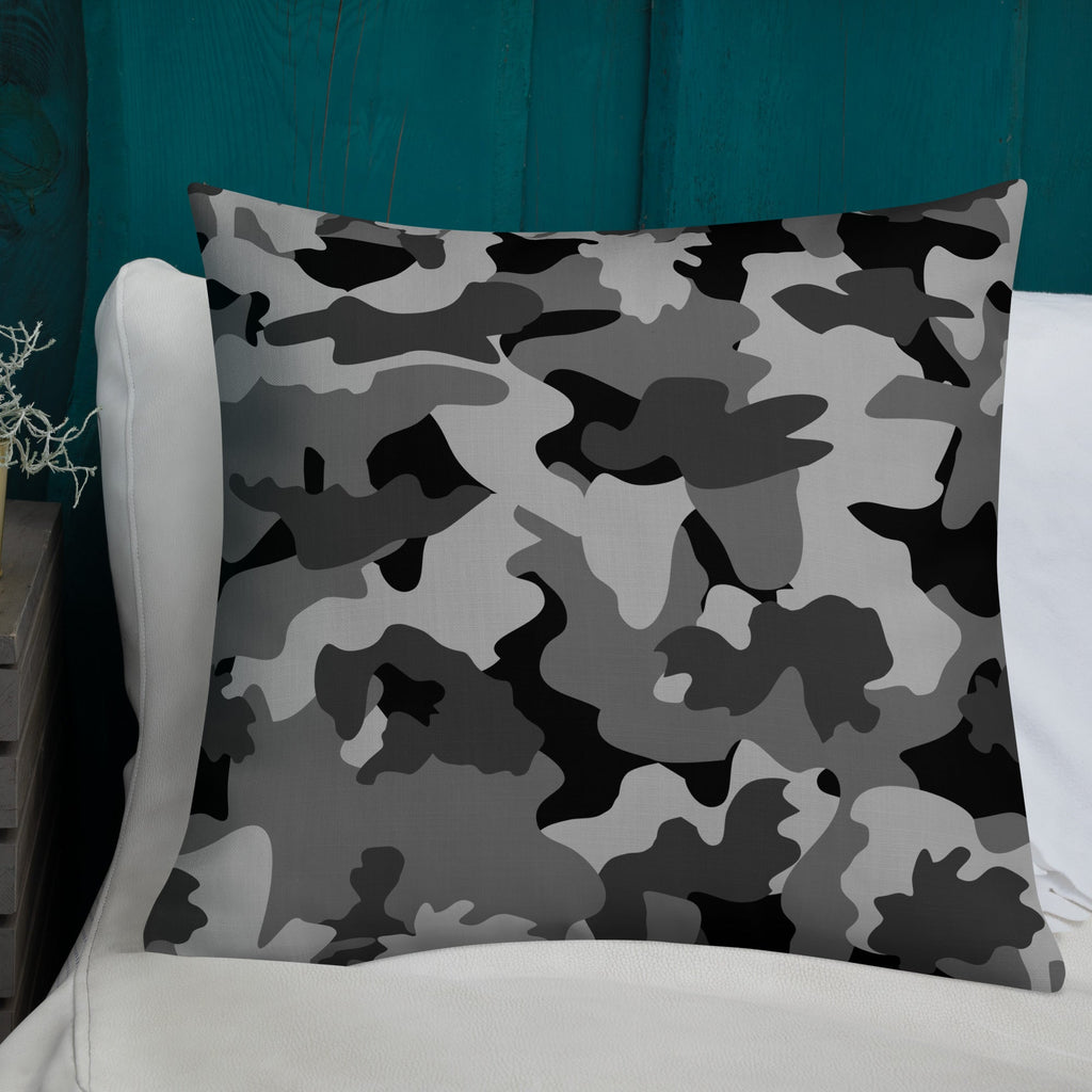 Army Enthusiast Camouflage Premium Throw Pillow