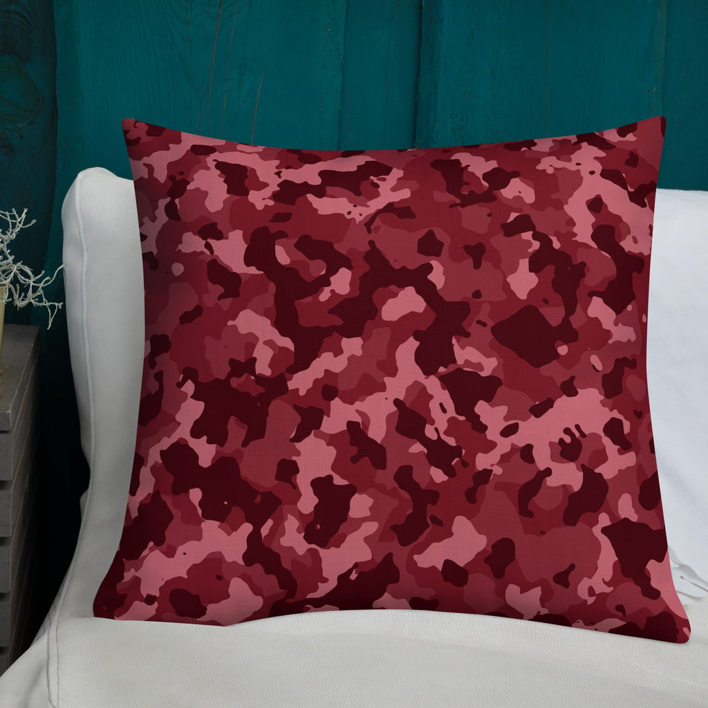 Army Enthusiast Camouflage Premium Throw Pillow