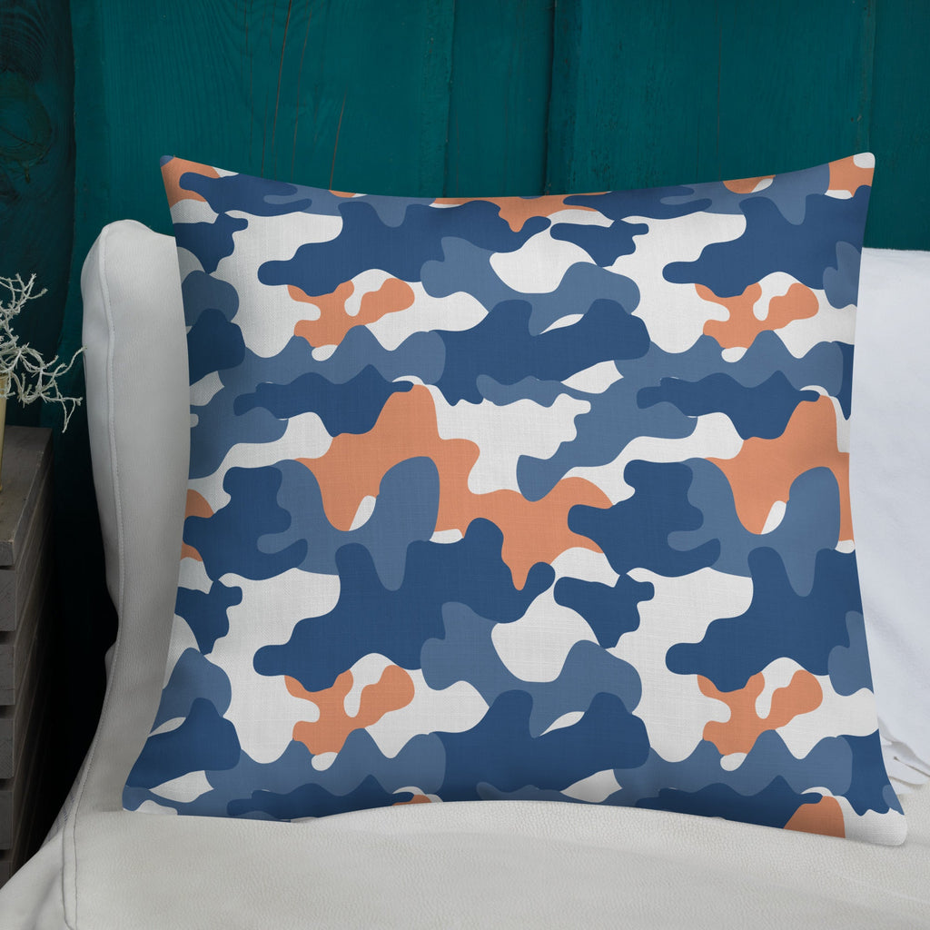 Army Enthusiast Camouflage Premium Throw Pillow