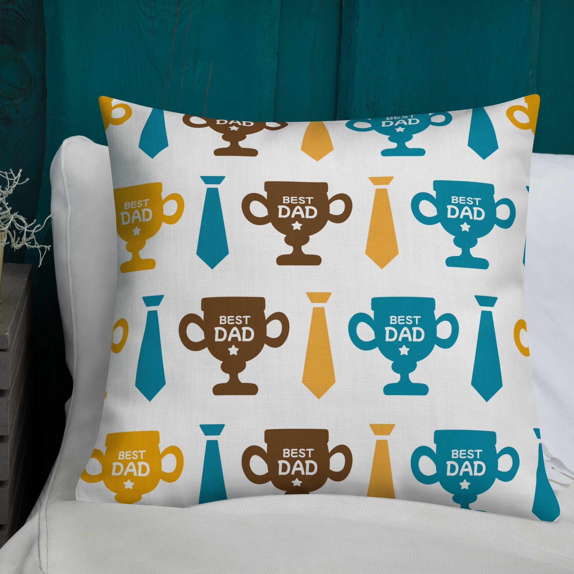 Cool Dad's Fashionably Decorative Throw Pillow