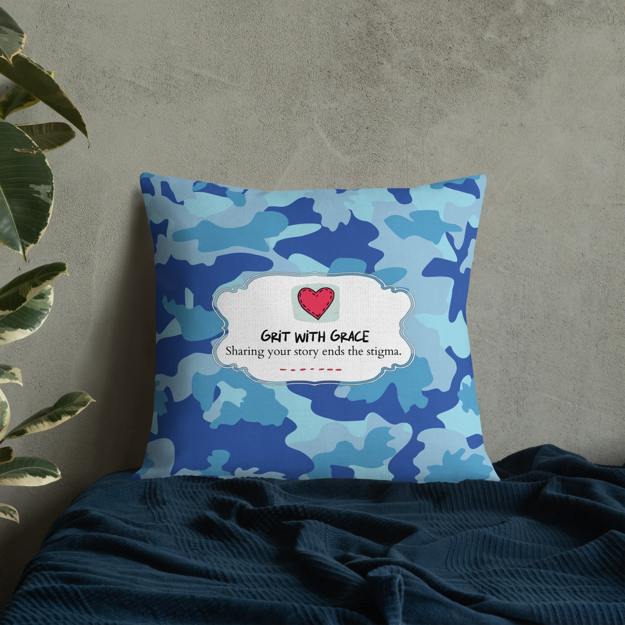 Army Enthusiast Camouflage Premium Throw Pillow
