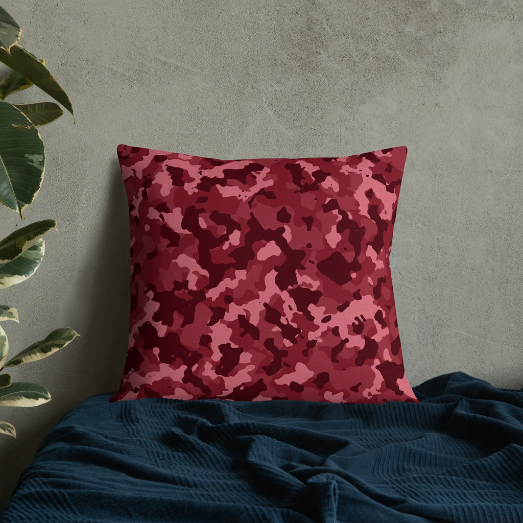 Army Enthusiast Camouflage Premium Throw Pillow