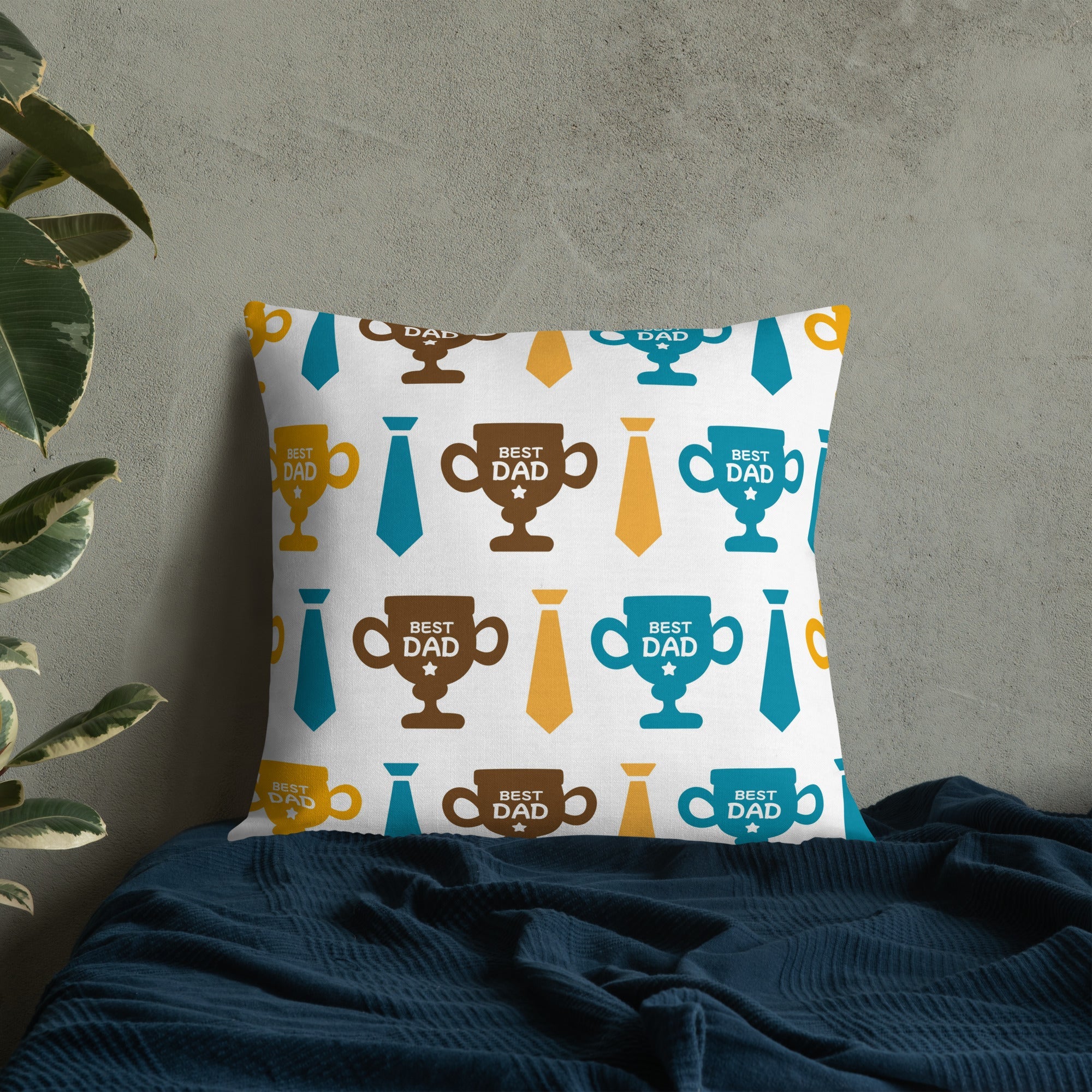 Cool Dad's Fashionably Decorative Throw Pillow
