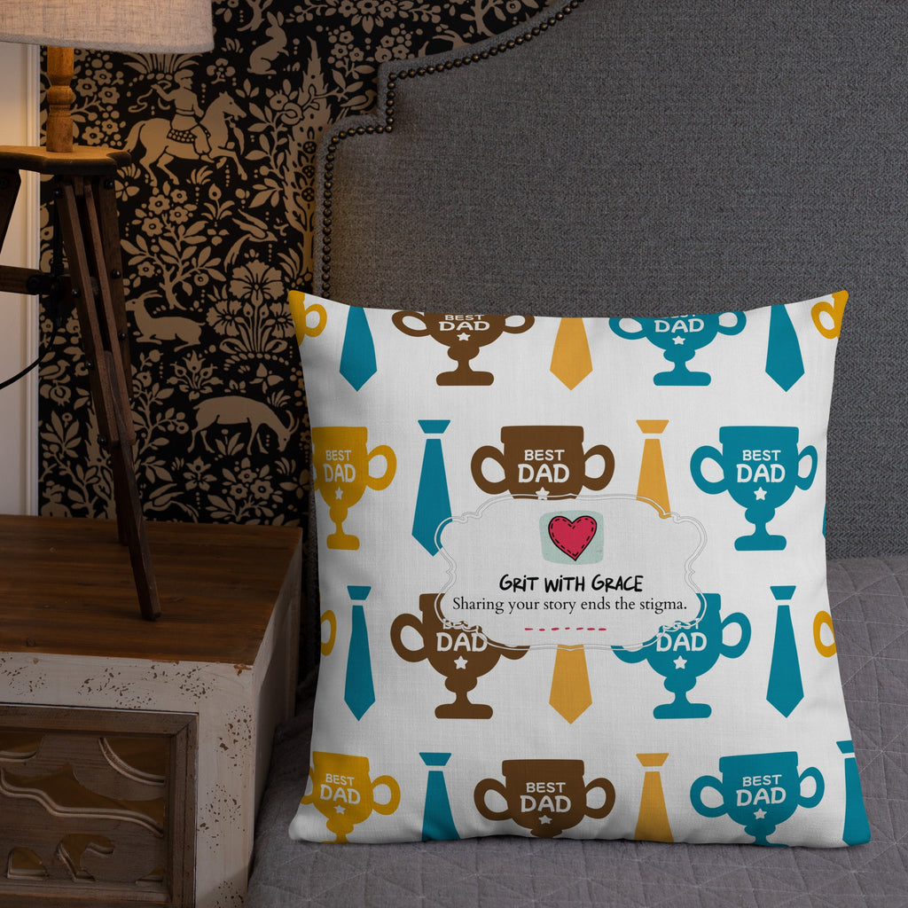 Cool Dad's Fashionably Decorative Throw Pillow