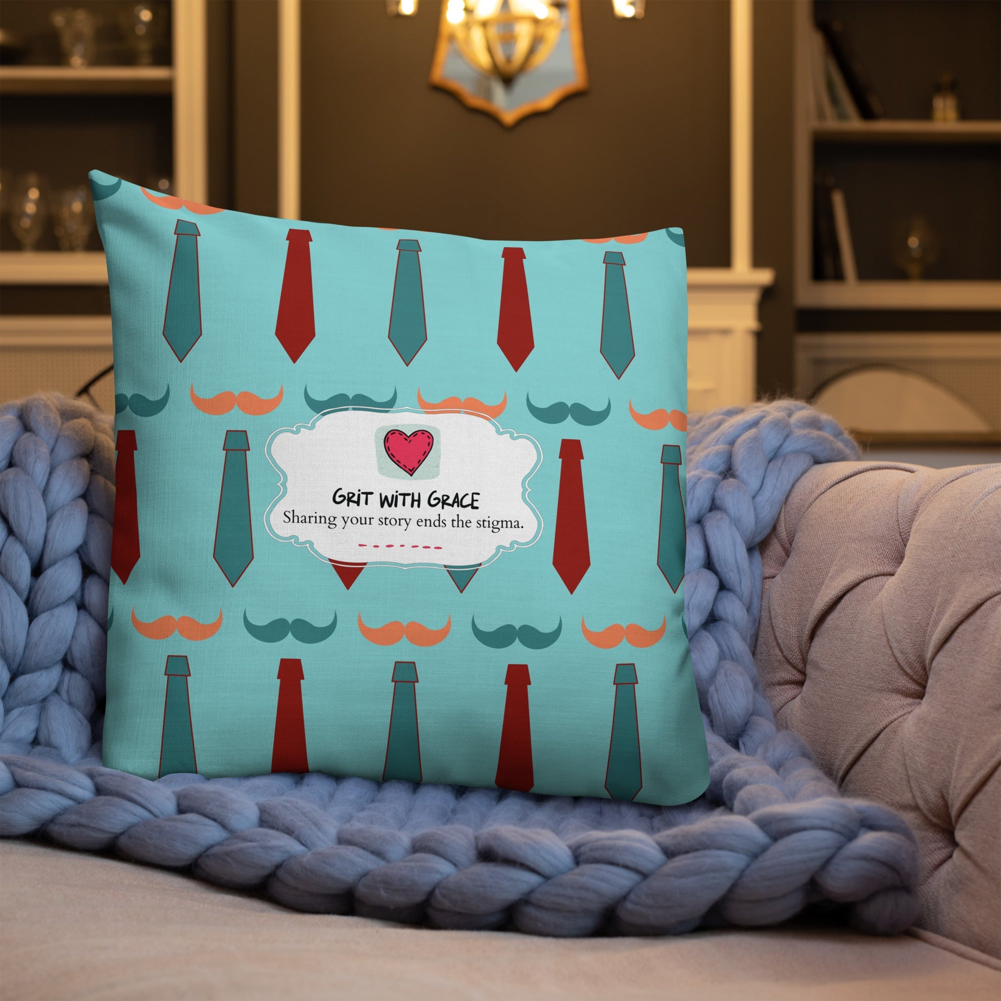 Cool Dad's Fashionably Decorative Throw Pillow