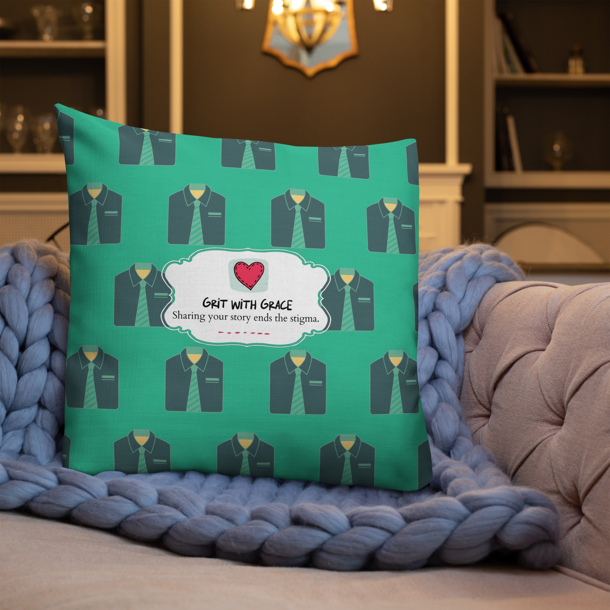 Cool Dad's Fashionably Decorative Throw Pillow