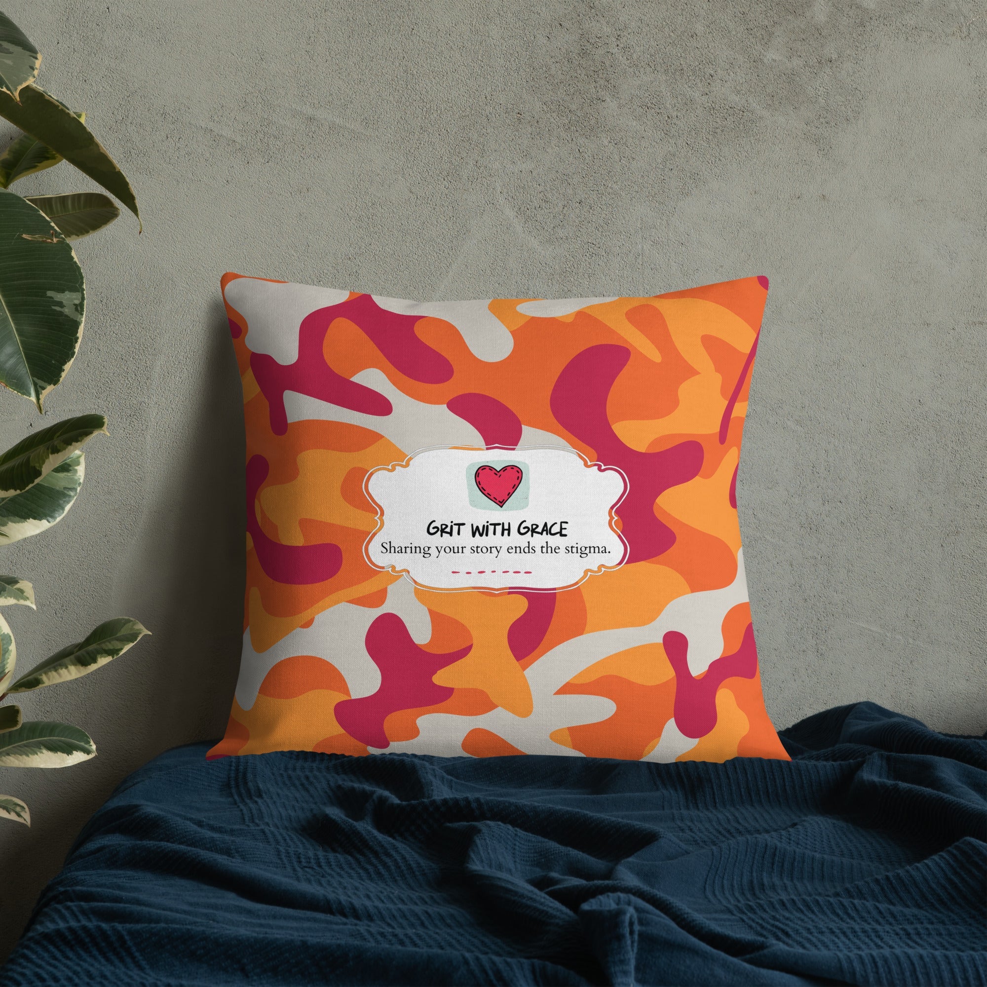 Army Enthusiast Camouflage Premium Throw Pillow