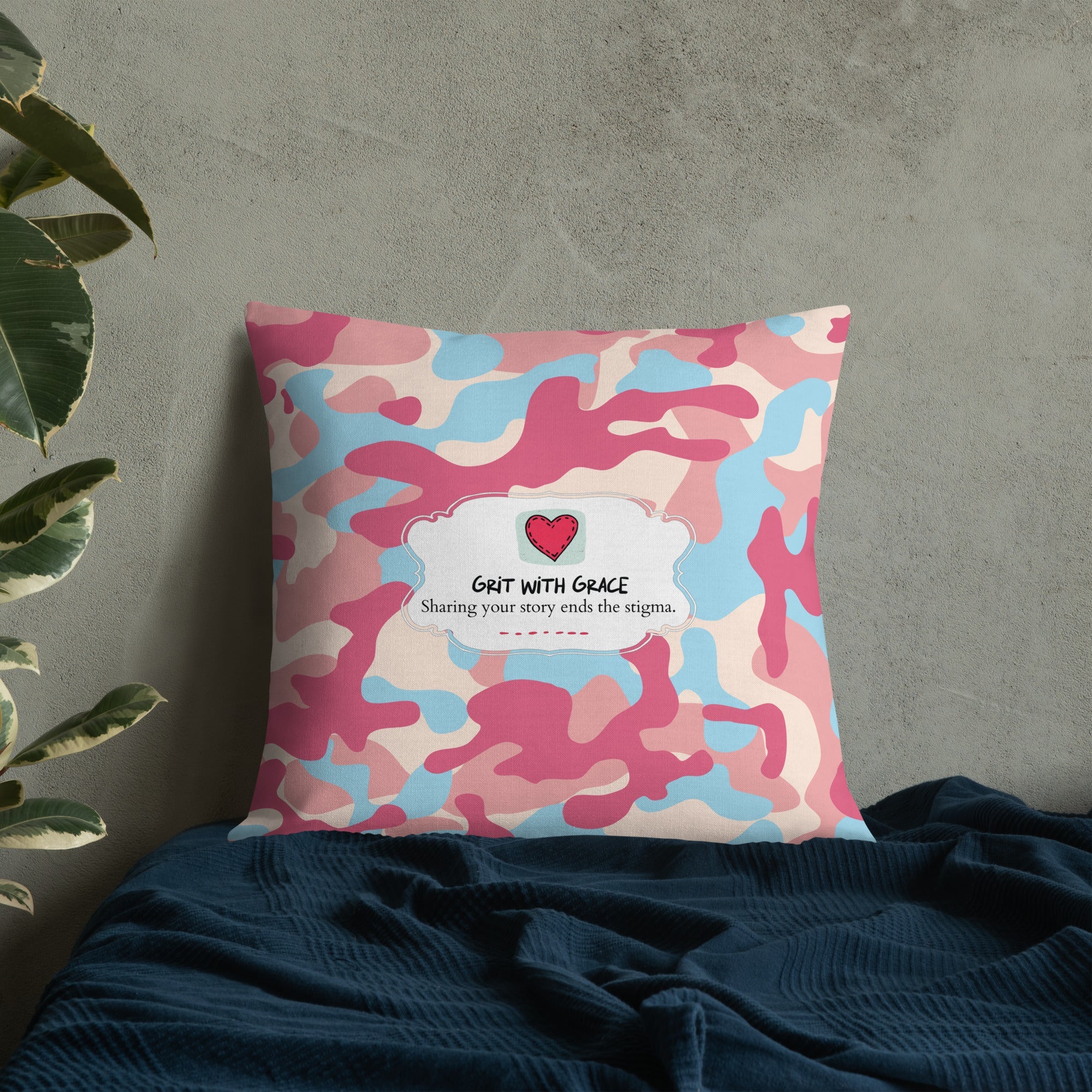 Army Enthusiast Camouflage Premium Throw Pillow