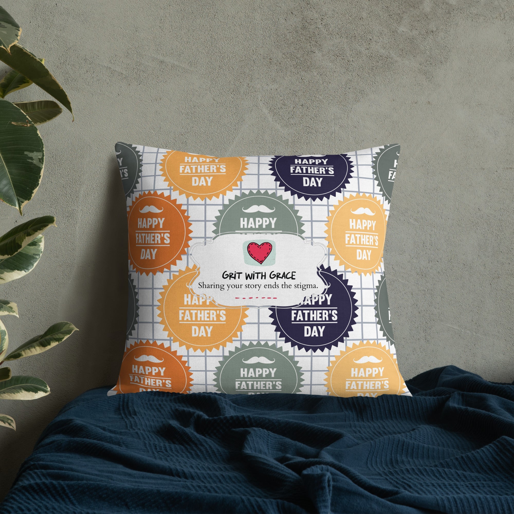 Cool Dad's Fashionably Decorative Throw Pillow