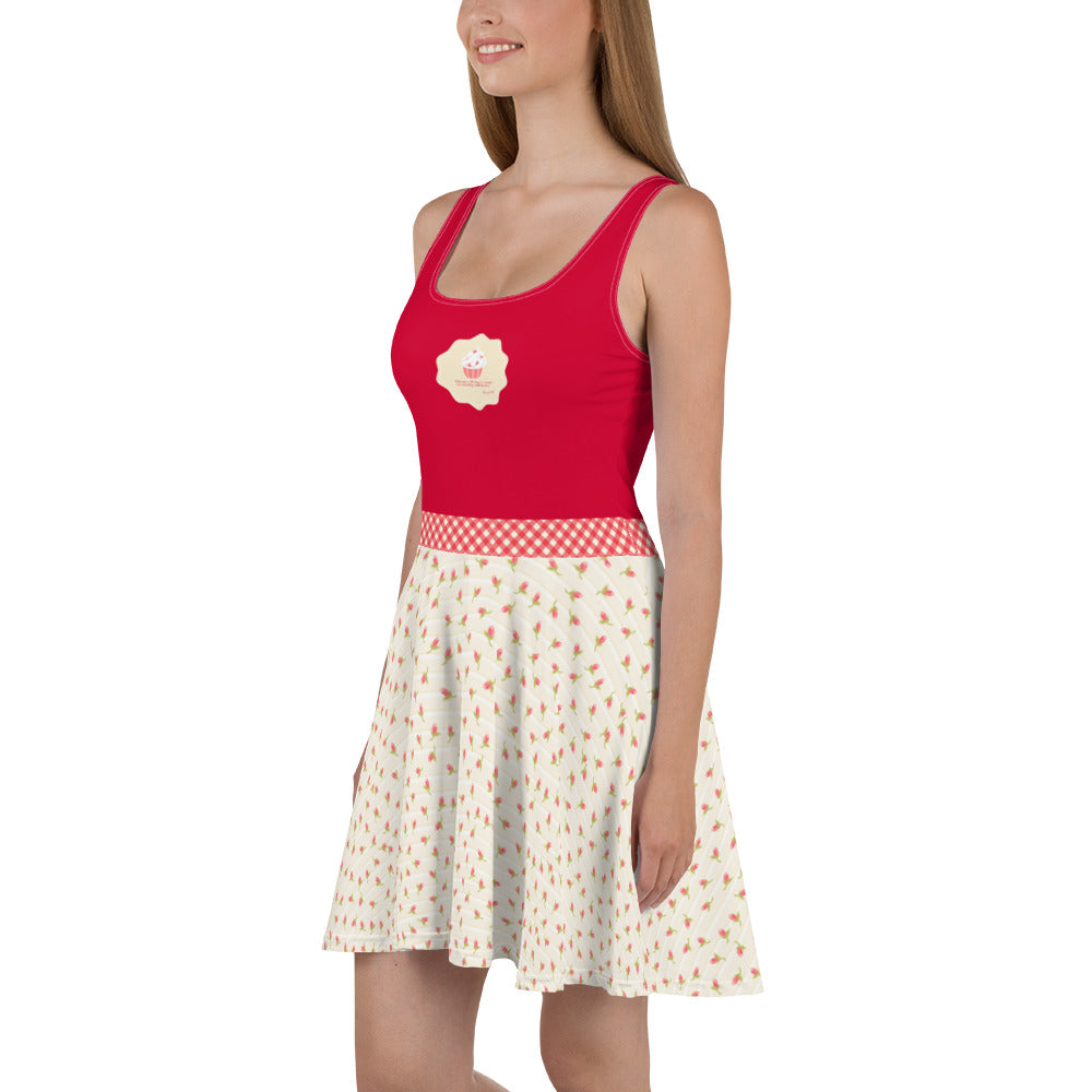 Melancholy Molly 'Embrace the Echoes of Solitude' Skater Dress