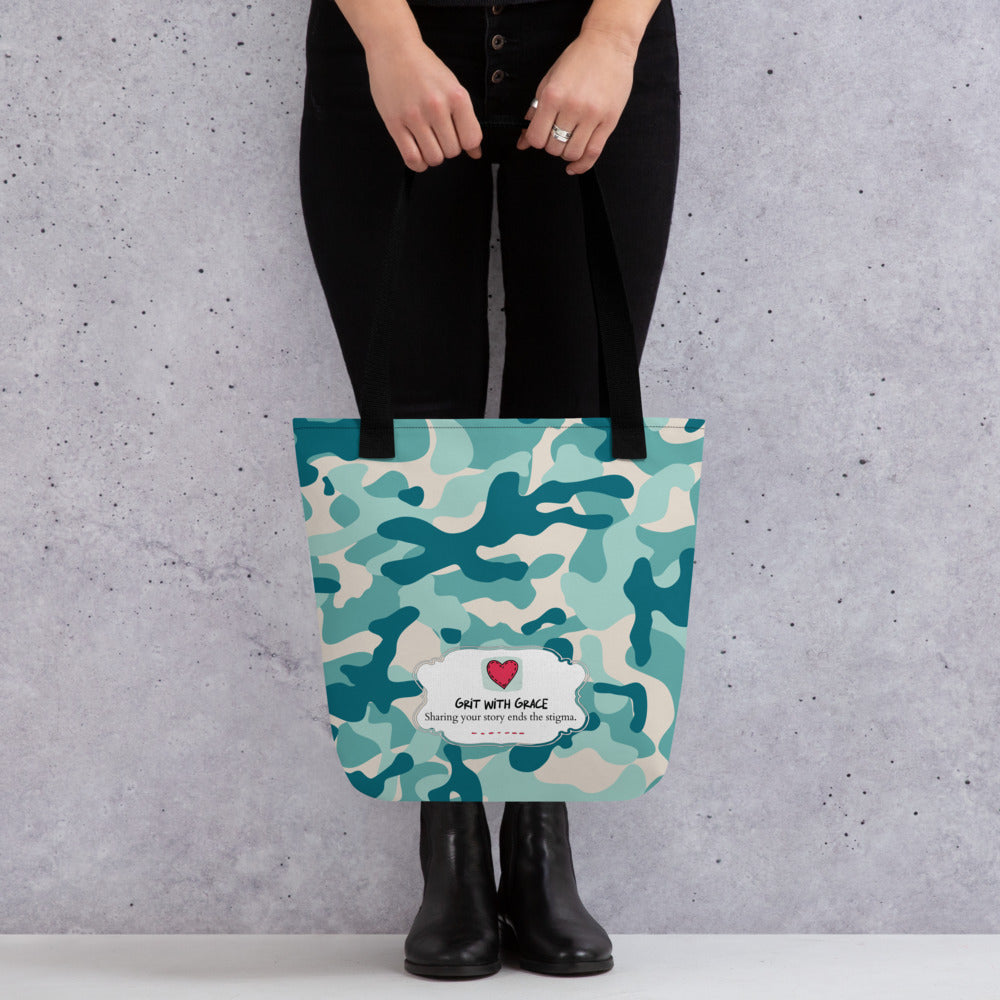 Army Enthusiast Camouflage Tote Bag