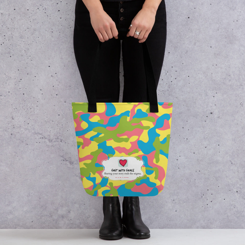 Army Enthusiast Camouflage Tote Bag