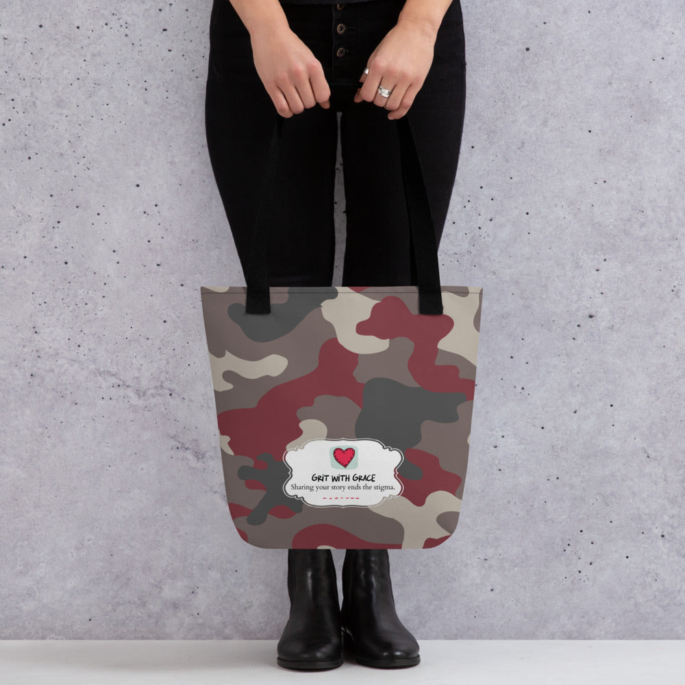 Army Enthusiast Camouflage Tote Bag