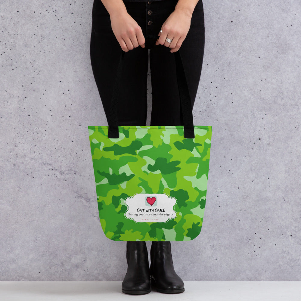 Army Enthusiast Camouflage Tote Bag