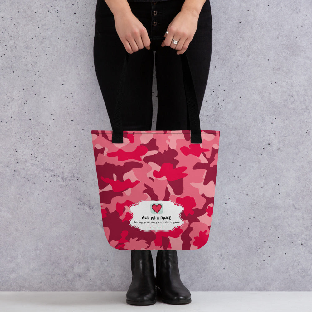 Army Enthusiast Camouflage Tote Bag