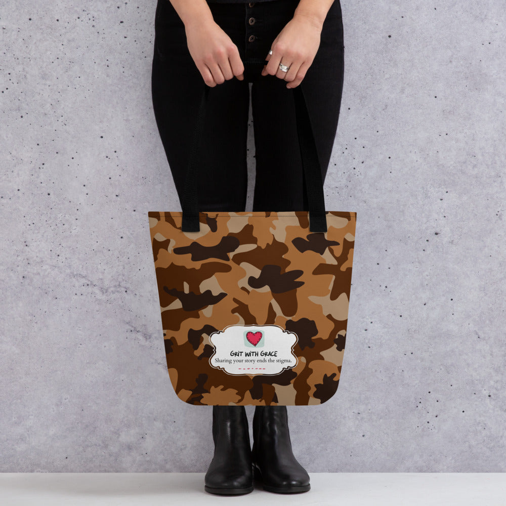 Army Enthusiast Camouflage Tote Bag