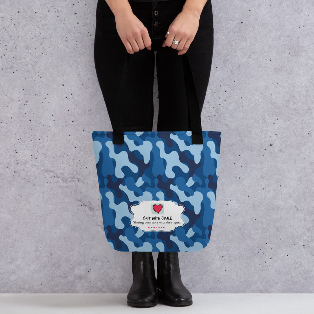 Army Enthusiast Camouflage Tote Bag