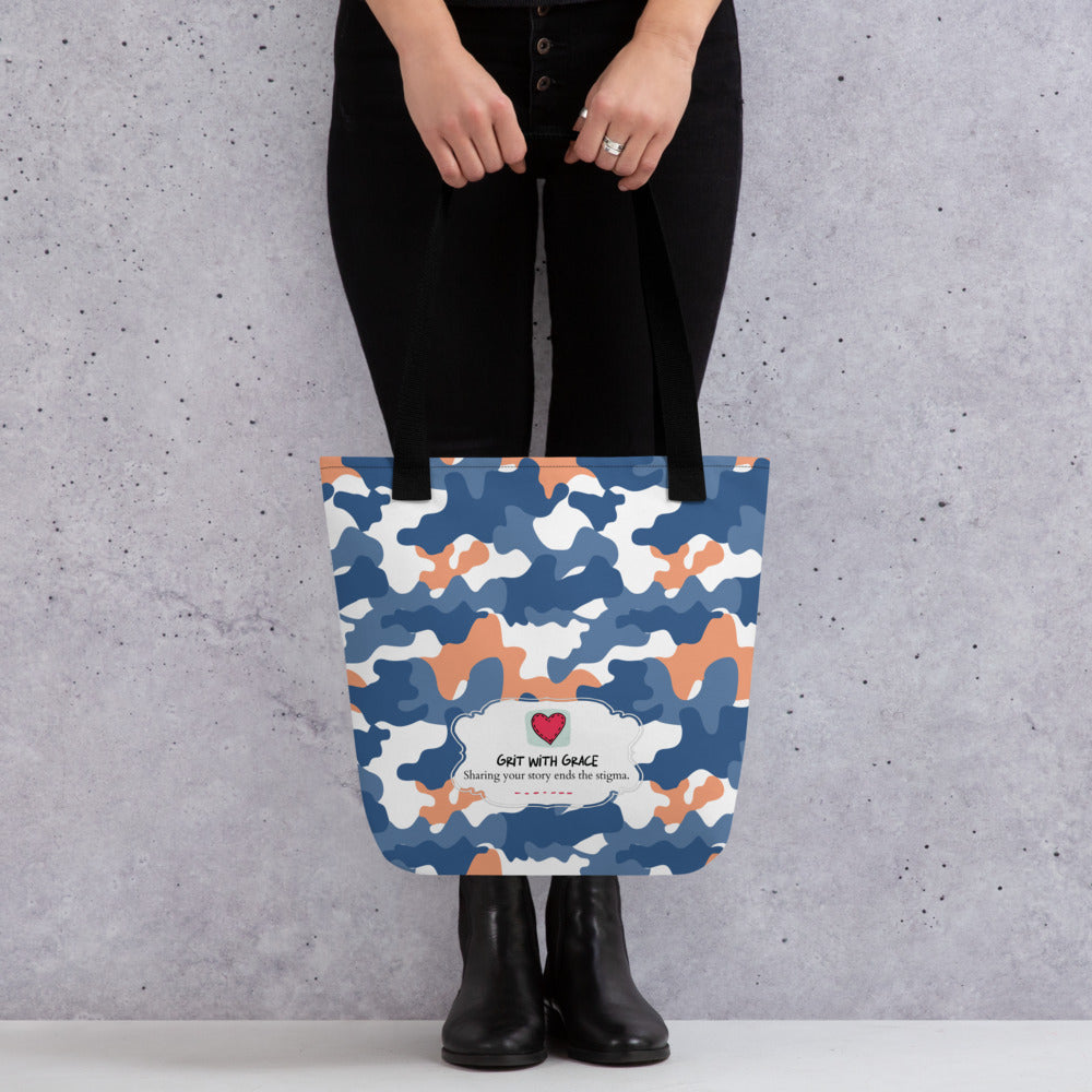 Army Enthusiast Camouflage Tote Bag