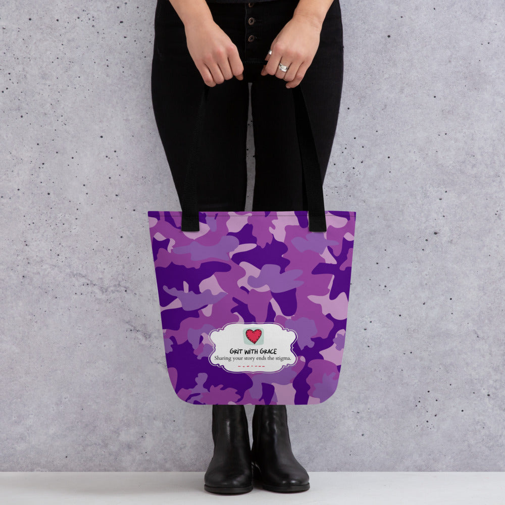 Army Enthusiast Camouflage Tote Bag