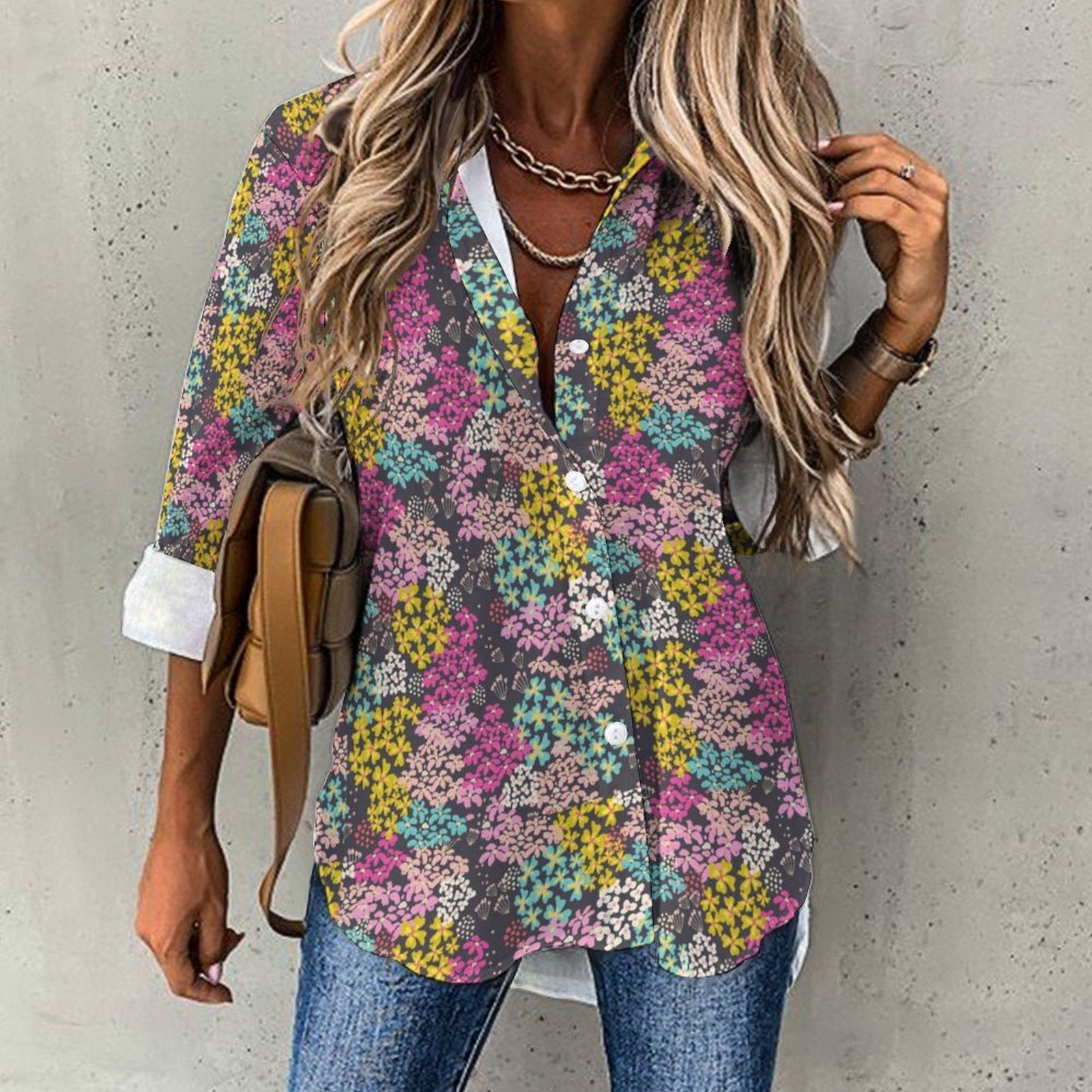 Summer Vibes Women's Irregular Shirt