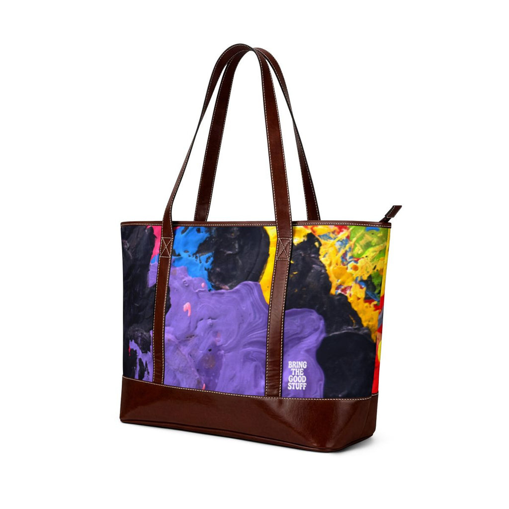 Bring The Good Stuff Palette Three Tote Handbag