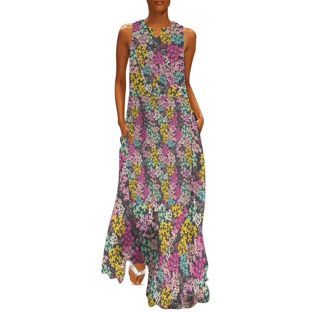 Summer Vibes Sleeveless Ankle-length Dress GQ